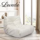 Levede Floor Sofa Accent Chair Lounge Lazy Couch Gaming Single Recliner Pouffe