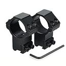 TANYIONE 1'' Scope Rings High Profile Scope Mount for 11mm Dovetail Rails
