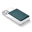 Elago Card Holder Phone Wallet - Ultra Slim, Secure, 3M Adhesive, for iPhone, Galaxy & Most Smartphones [Dark Turquoise]