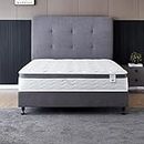 Oliver & Smith Twin Bed Mattress- 10 Inch Hybrid Twin Mattress with Pocketed Coil Springs with High Density & Comfort Cold Foam- Eco-Friendly, Breathable Twin Size Mattress Medium Firm