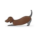 Fred 5218456 Winer Dog Dachshund Dog Shaped Corkscrew, Brown