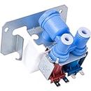 Ultra Durable WR57X10051 Refrigerator Dual Inlet Water Valve Replacement part by BlueStars - Exact Fit for GE Kenmore Hotpoint Refrigerators - Replaces AP3672839 WR02X10105 WR2X10105