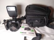 Canon PowerShot SX20 IS 12.1MP Digital Camera Bundle - TESTED - FREE S&H!