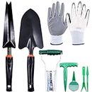 Hilitchi 8Pcs Bulb Planter Sowing Seeds Dispenser Set Includes Seed Spreaders, Garden Hand Planter Sower Seeder Hole Puncher Tool, Seedlings Dibber and Widger for Green Planting