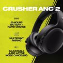 Skullcandy CRUSHER ANC 2 Wireless Headphones w/ SENSORY BASS (Cert Refurb)-BLACK