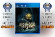 BioShock 2 Remastered PS4 Trophy Trophies Platinum Service