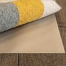 Grip-It Solid Grip Non-Slip Rug Pad for Area Rugs and Runner Rugs, Cushioned Rug Gripper for Hardwood Floors 7 x 10 ft