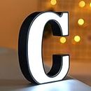 3D Letter Lights Alphabet Light Up Personailised Initials Captial LED Standing Battery Operated for Table Birthaday Party Event Anniversary Kid Bedroom Room Garden Christmas Lights WATOPI