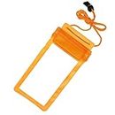 ACM Waterproof Bag Case Compatible with Nokia Lumia 520 Mobile (Rain,Dust,Snow & Water Resistant) Orange