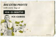 Vintage Ad Sales Mailer: "ICE-O-MATIC ICE CUBES" Commercial Freezers