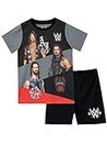 WWE Kurzarm-Pyjama-Sets für Jungen 6-7 Jahre Schwarz