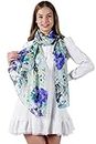 Studio By DS: Printed 100% Pure Silk Scarves, Soft Scarves Stoles for Summer & Winter for Women & Girls, Fashion Scarves (Size: 100 x 180 cms) (SLK-03)