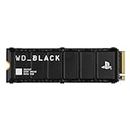 WD_BLACK SN850P 2 TB NVMe SSD Offiziell Lizenziert für PS5 Konsolen (interne Gaming SSD; optimierter Kühlkörper; PCIe Gen4 Technologie, bis zu 7.300 MB/s Lesen, M.2 2280)