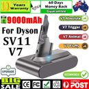 9000mAh For Dyson V7 All Series Battery SV11 Animal V7 Motorhead V7 Absolute  AU
