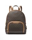 Michael Kors Jaycee Medium Logo Backpack Bag Handbag Brown $498 NWT
