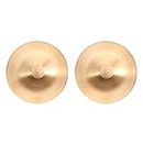 Yuemsh 9cm Hand Percussion Copper Cymbals Musical Instrument Education Toys Brass, (500053620)