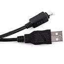 Camera USB Cable for Olympus Digital Camera E330/E-410/E-510/E520/SZ-10/SZ-30/SZ-20/CB-USB5/CB-USB6/U410/U500/U600 etc,1.5M 12 Pin Data 480Mbps Transferring Cable