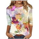 My Orders Placed Recently by Me on Amazon Today My Orders Amazon 2024 Homisy 2024 Floral Printed Tops for Women Trendy 3/4 Sleeve Shirts Loose Fit Casual Dressy Blouses Soft Color Block Tees