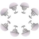 YANCI® Blanket Clips, Duvet Cover Holding Clips, Quilt Clip Fasteners, Non-Slip Comforter Clips, Prevent Duvet Cover Sheets, Curtains Or Bedding Accessories from Shifting (Grey, Pack of 8)