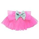 Myartbucket Pet Tutu net Skirt Decorative Cute Multipurpose Creative Party Pink Dog Skirt (Small)