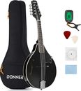 A Style Mandolin Instrument Black Beginner Adult Acoustic  - FREE SHIPPING
