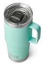 YETI Rambler, Stainless Steel Vacuum Insulated Travel Mug with Stronghold Lid, Seafoam, 20oz (591ml)