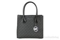 Michael Kors Mercer Medium Leather Messenger Crossbody Bag Handbag Purse