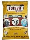 Mankind Metho-Chelated Totavit Strong for Helping in Improved Fertility & Productivity Fortified with Bypass Methionine Complex (1Kg) Supplements Banana Flavour for Cow,Buffalo,Goat,Sheep,Horse & Fish