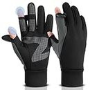 Cierto Mens Driving Running Winter Warm Gloves for Outdoor Sports Recreations