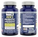 Naka Platinum Men's Probiotic + Prebiotic, 100 Billion input during production, 50 Billion minumum at expiry date, Live Cultures From 16 Function Specific Strains Designed To Support Male Physiology, Made in Canada (30+5 FREE)