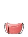 Michael Kors Dover Small Leather Crossbody Bag Purse Handbag, Tea Rose