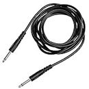 uxcell 10ft Straight Guitar Cable, Black Electric Guitar Cable for Pro Audio Amplifiers, Professional Instrument Cable 1/4 Inch TS Cable for Guitar Bass Mandolin Keyboard