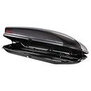 Yakima SkyBox 21 Cubic Foot Aerodynamic Carbonite Textured Lid Rooftop Cargo Carrier Box with Dual Sided Opening for Cars, Wagons, and SUVs, Black