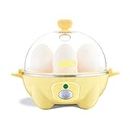 DASH Rapid Egg Cooker: 6 Egg Capacity Electric Egg Cooker for Hard Boiled Eggs, Poached Eggs, Scrambled Eggs, or Omelets with Auto Shut Off Feature - Yellow