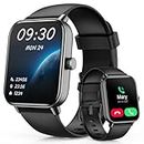 Smart Watch for Men Answer/Make call & Alexa Built-in, 1.8" Fitness Watch Women with 100+ Sport Modes & IP68 Waterproof, Fitness Tracker with Heart Rate Sleep Monitor, Step Counter for iOS Android