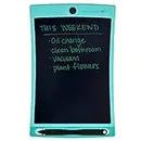 Boogie Board Jot Reusable Writing Tablet- Includes 8.5 in LCD Writing Tablet, Instant Erase, Stylus Pen, Built in Magnets and Kickstand, Teal