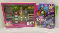 Barbie Extra & Sweet Orchard Farm Chelsea Doll and Friend Veggie Garden Bundle