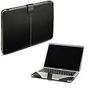 Dorca® Laptop Case Cover Compatible with Apple 2021 MacBook Pro M1 Max MK1A3HN/A 16.2 inch (Slim & PU Leather)- Black