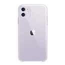 Amazon Brand - Solimo Basic Back Cover for iPhone 11 (Silicone | Transparent)