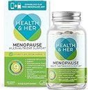 Health & Her Menopause Multi-Nutrient Support - for Wellbeing During Menopause - 1 Month Supply of Menopause Supplements - 60 Tablets - Vegan