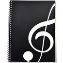 Blank Sheet Music Composition Manuscript Staff Notebook with 100 Pages 26X19Cm (