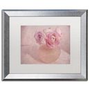 House of Hampton® 'Pink Ranunculus Bouquet' Framed Photographic Print on Canvas Canvas, Wood | 16 H x 20 W x 1.25 D in | Wayfair