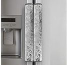 Sa Decor Fridge Handle Cover Silver Refrigerator Kitchen Decor (Silver)