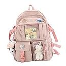MYADDICTION Women Backpack School Bag Laptop Side Pockets Girls Teenager Gift pink Clothing, Shoes & Accessories | Womens Handbags & Bags