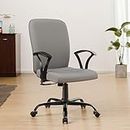 Green Soul Seoul X Office Chair, Mid Back Mesh Ergonomic Home Office Desk Chair with Comfortable & Spacious Seat, Rocking-tilt Mechanism & Heavy Duty Metal Base (Grey)