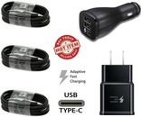 For Samsung Galaxy Fast Car Wall Charger Type-C USB-C Cable S8 S9 S10 Note 20 10