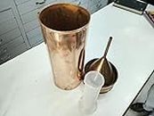 FZN Rain Gauge Copper with Measuring Cylinder | Rain Gauge | Rain Gauge Copper |