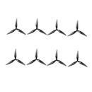 8pcs HQProp Well Balanced Durable 7x4x3 Tri-Blade FPV Prop Freestyl 7 inch Long Range Propellers 7” Popo Quick Swap Quad Cinelifter Drones Props Poly Carbonate Light Gre