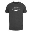 T-Shirt MERCHCODE "Merchcode Herren Fathers Day - Best dad in the world 2 T-Shirt" Gr. S, grau (charcoal) Herren Shirts T-Shirts