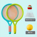 Badminton Racket Indoor And Outdoor Leisure Sports Tennis Racket Set Interactive Game Activity Toy Educational Toy Gift Birthday Toy Gift, Round Ball Color Red Or Yellow Random